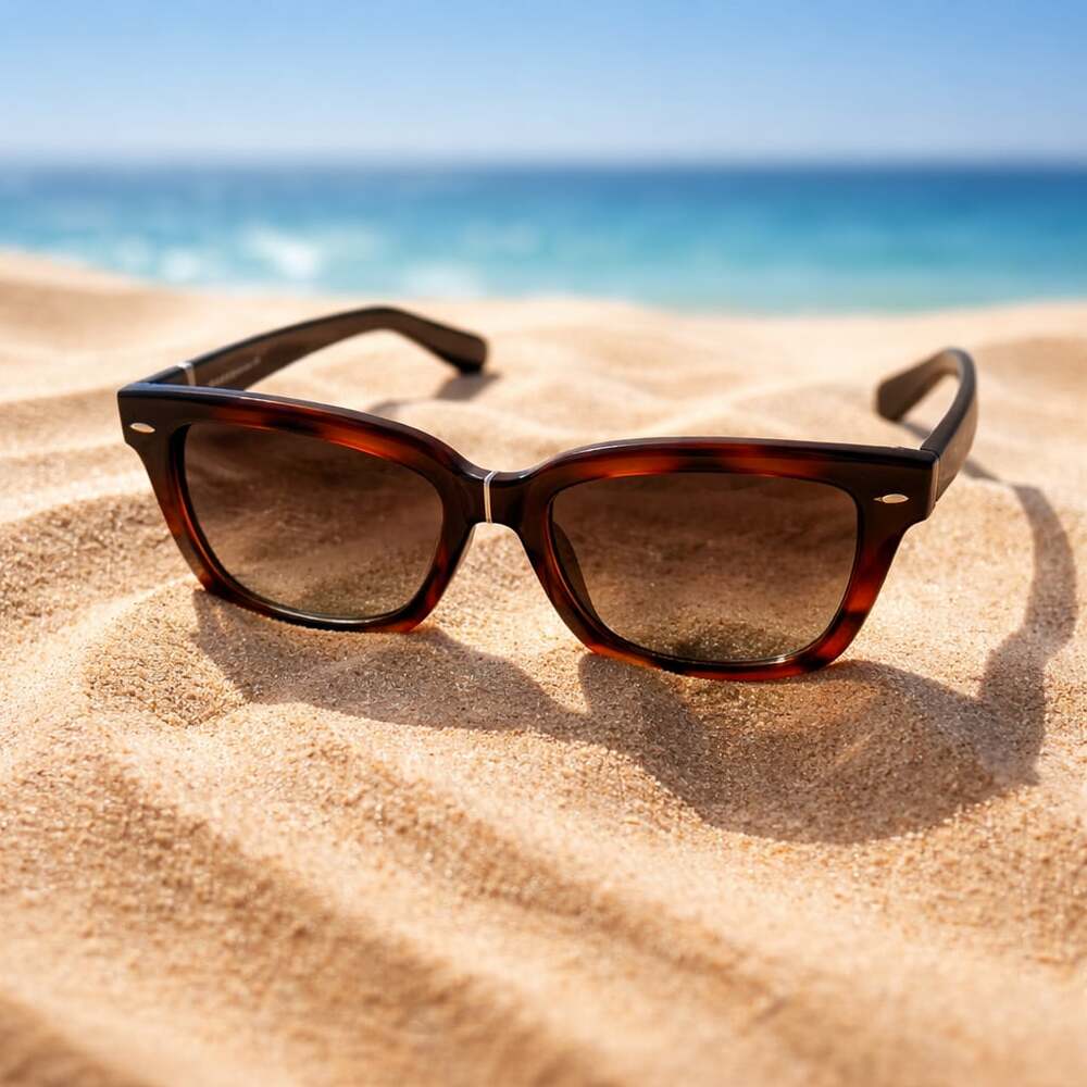 Salvatore Ferragamo Oversized Square Tortoise Shell Sunglasses SF250SR